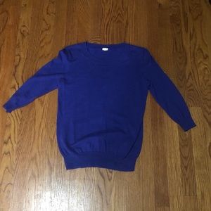 J. Crew Factory Indigo Sweater